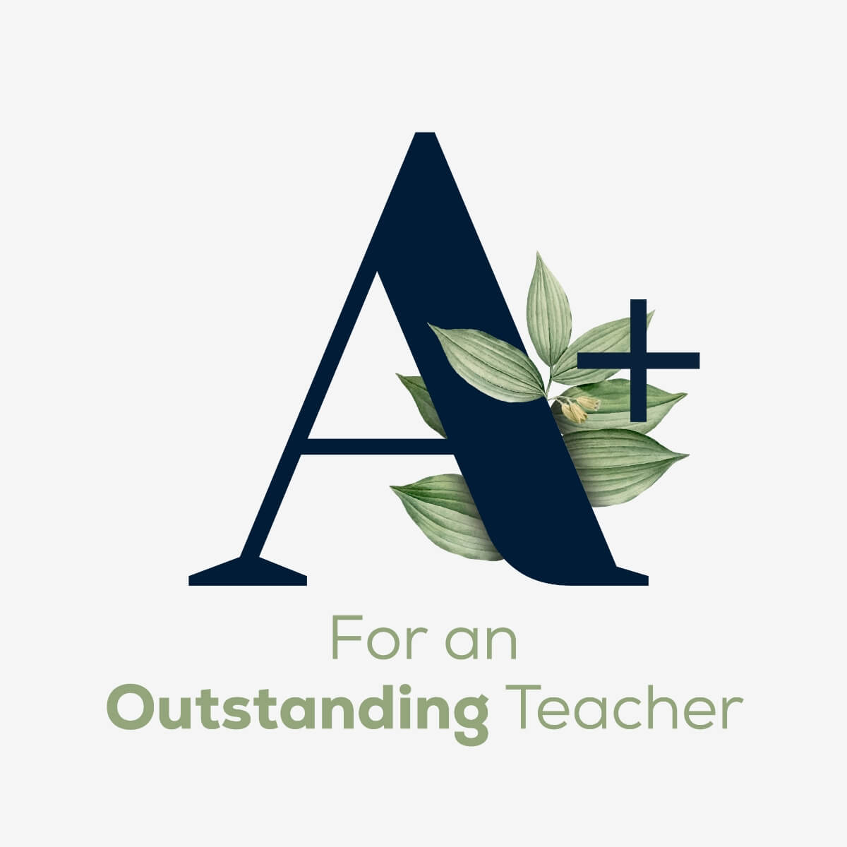 Card A-plus Teacher