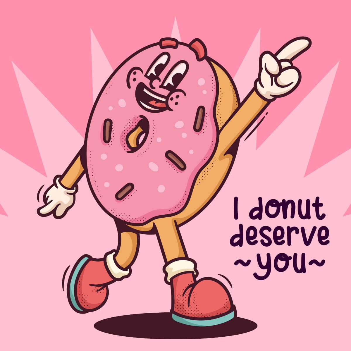 Card I donut deserve you