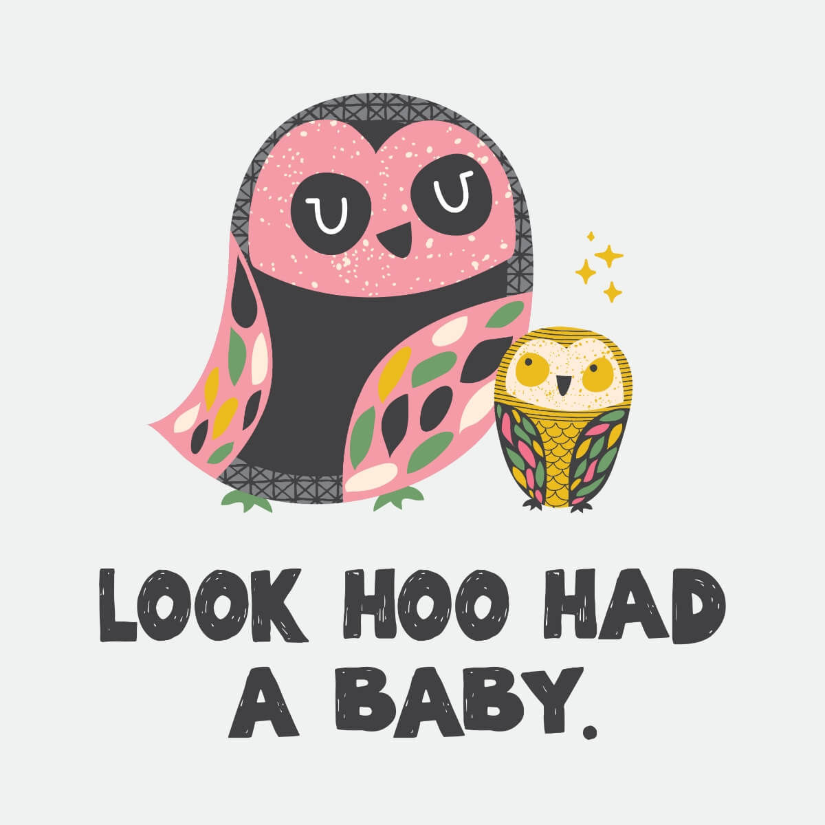 Card Look 'Hoo' had a baby