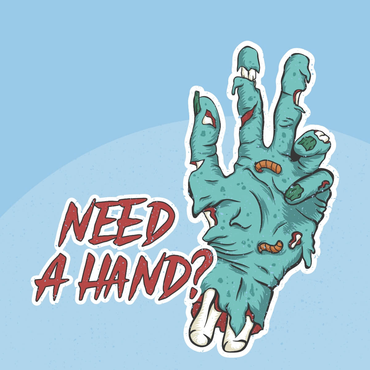 Card Zombie Hand