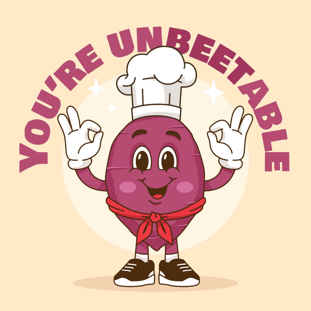 Card You're un-beet-able