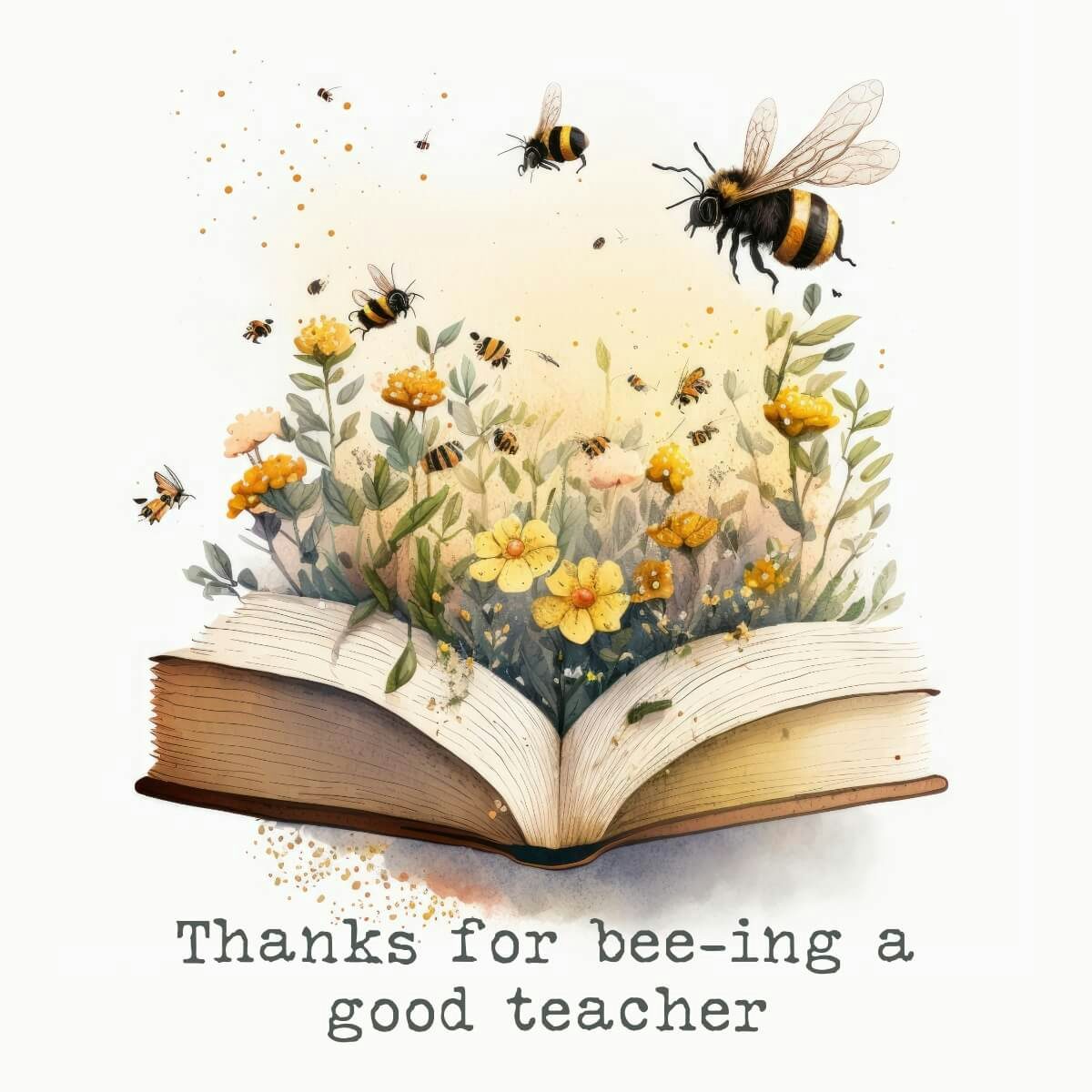 Card Bee-ing a good Teacher