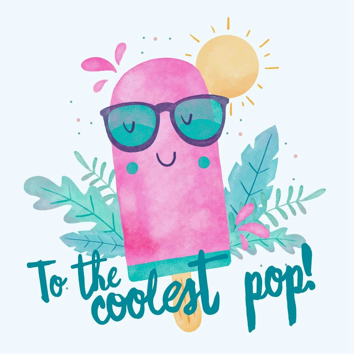 Card To the coolest pop!