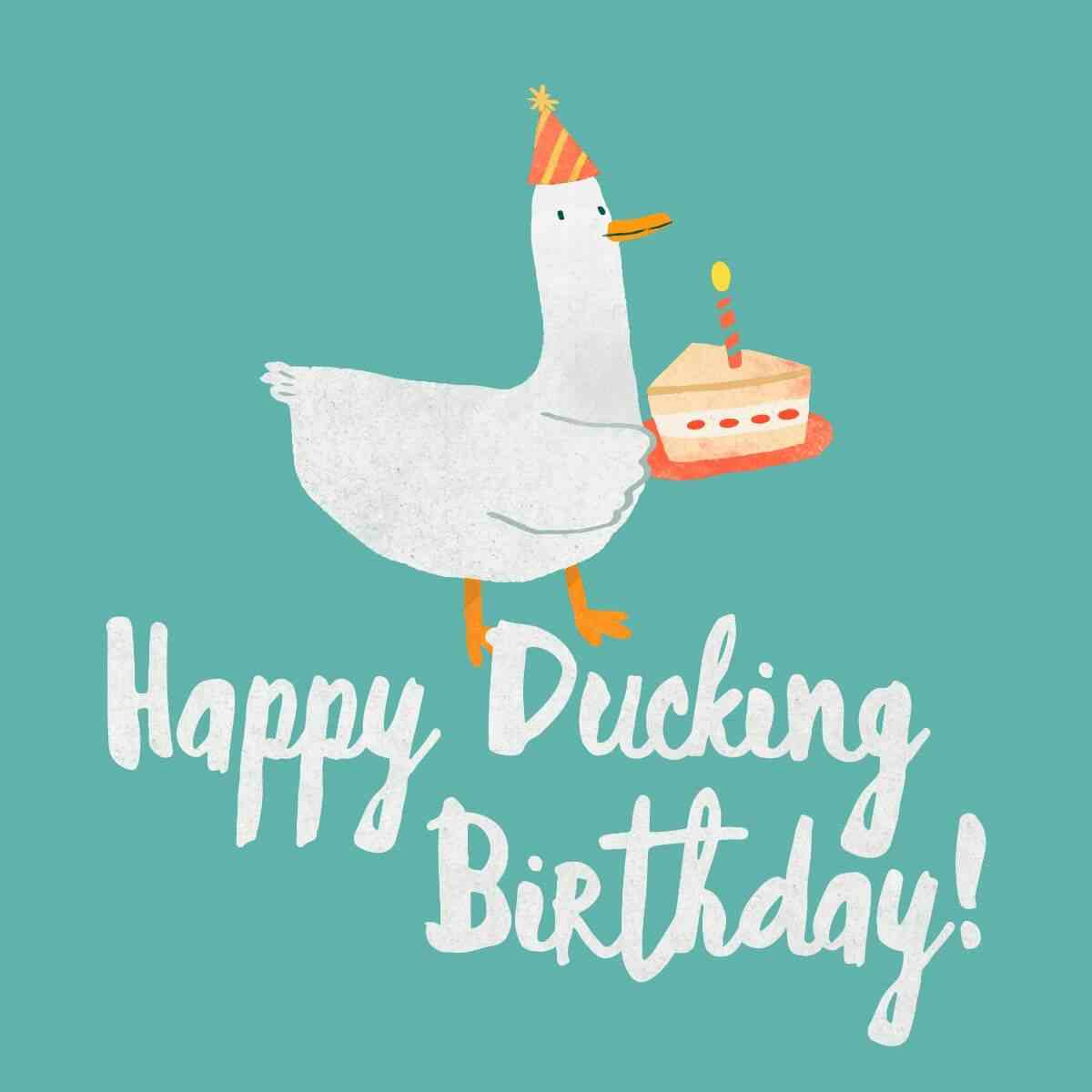 Card Ducking Birthday