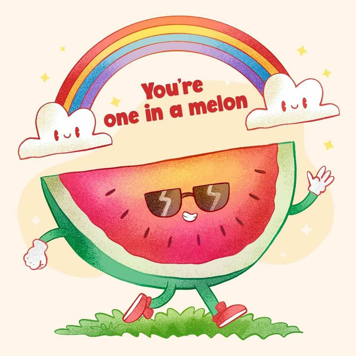 Card One In a Melon