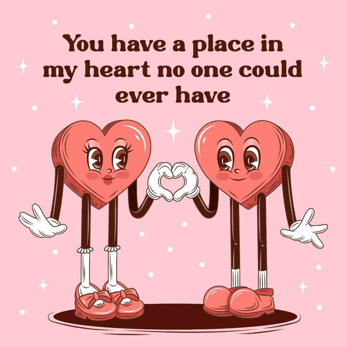 Card You have a place in my heart