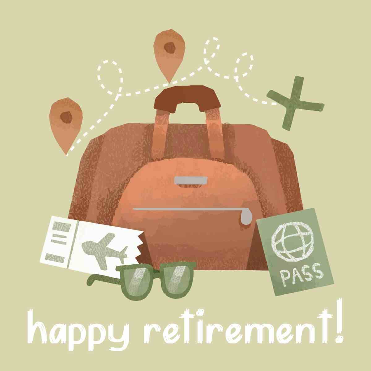 Card Retirement Travel 