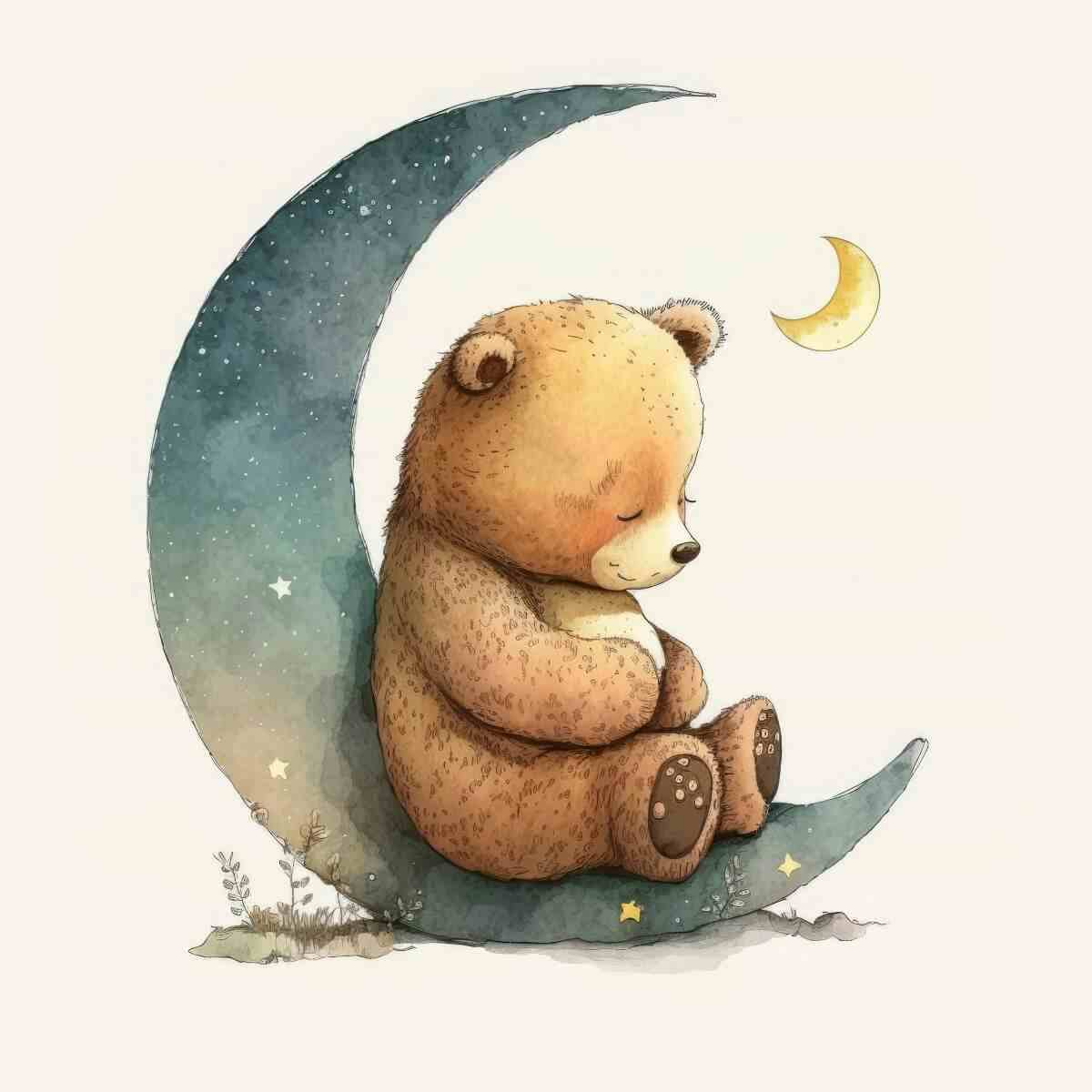 Card Sleepy Bear