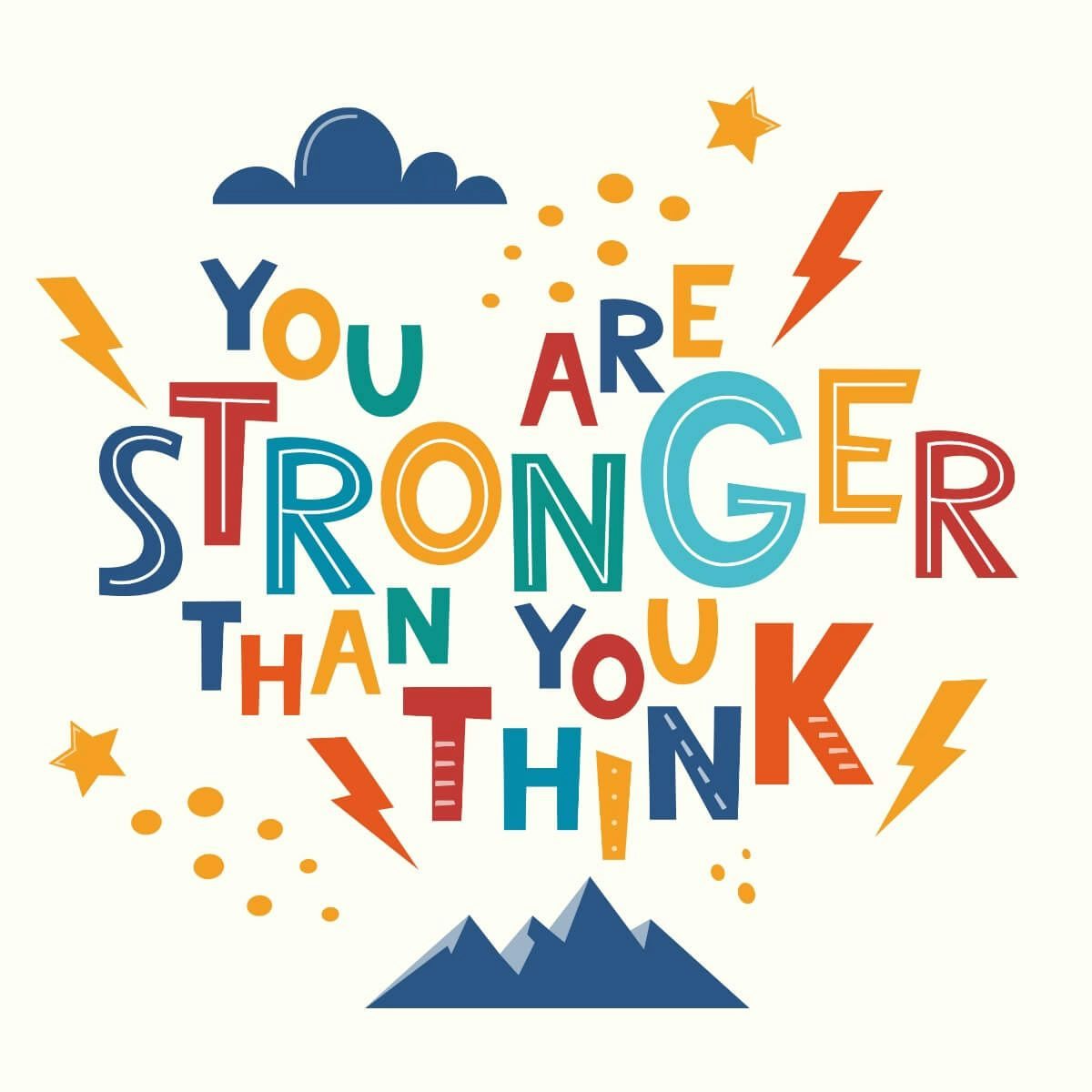 Card You are stronger than you think