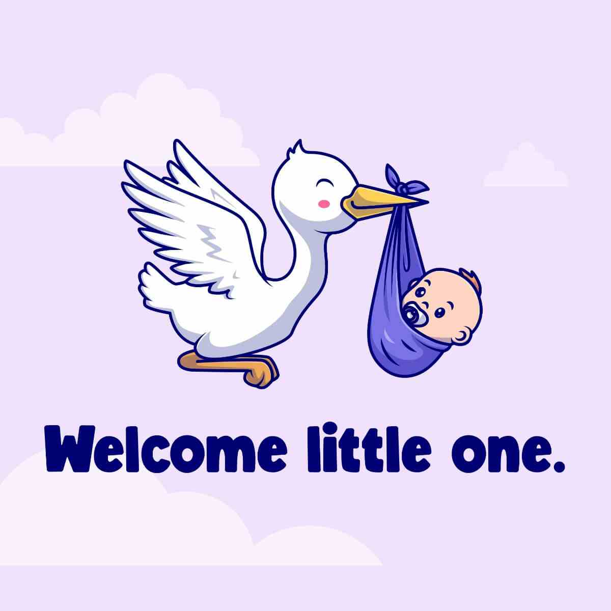 Card Welcome little one
